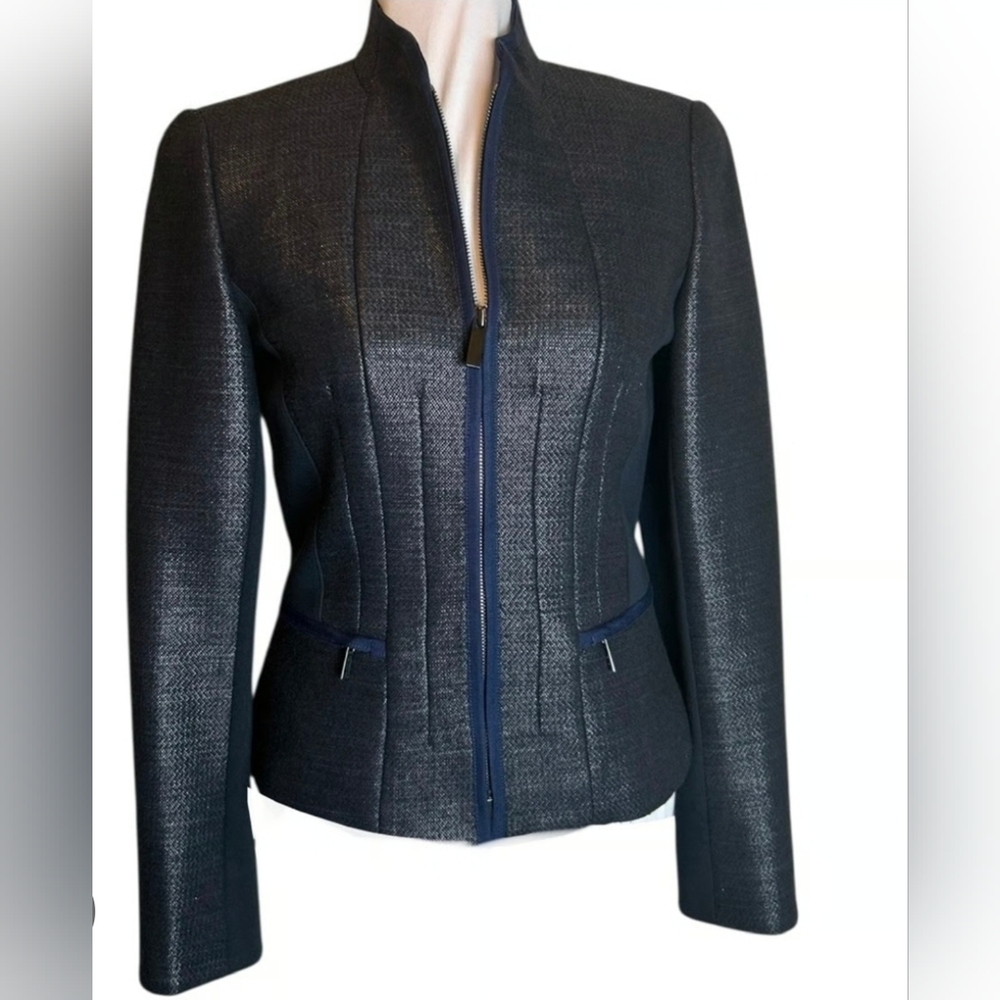 ELIE TAHARI Navy Jacket size 10